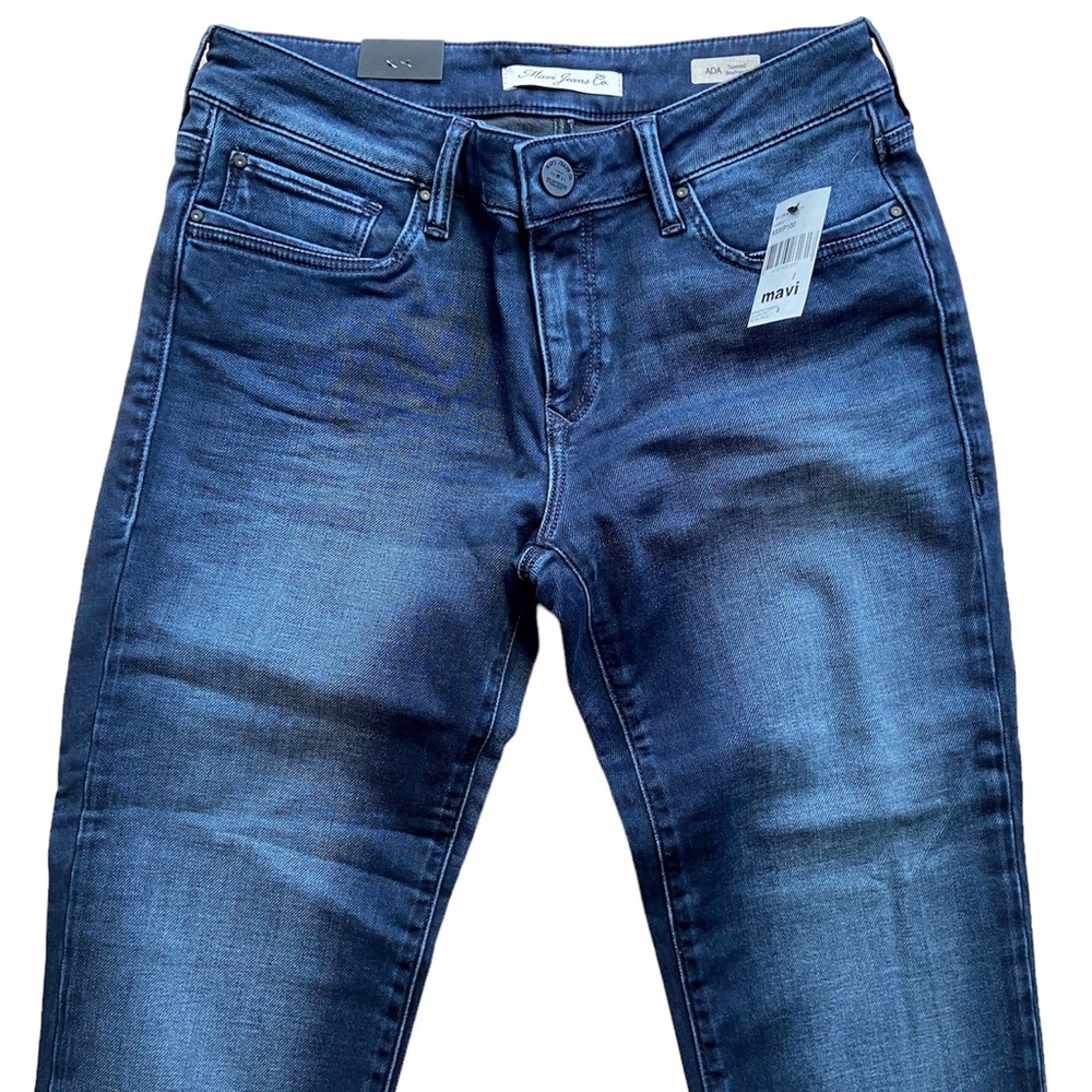 Mavi Jeans ADA Sexy Boyfriend Dark Wash Size 27 New - Picture 4 of 7